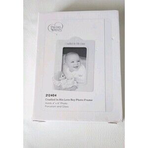 Precious Moments Cradled In His Love Boy Photo Frame 4x6
